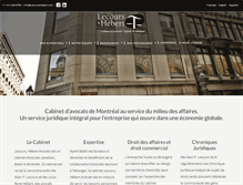 Tablet Screenshot of lecourshebert.com